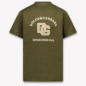 Dolce & Gabbana niños Chicos Camiseta adentro Marrón