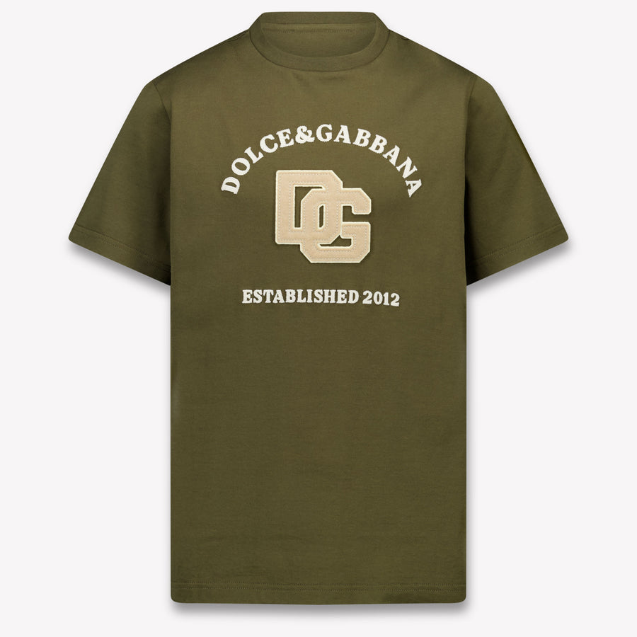 Dolce & Gabbana niños Chicos Camiseta adentro Marrón