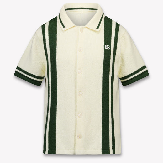Dolce & Gabbana Kinder Jongens Blouse In Off White