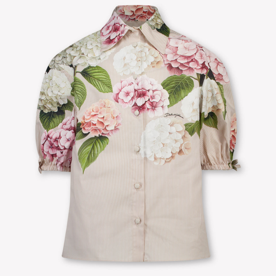 Dolce & Gabbana Kinder Mädchen Bluse rein Hellrosa