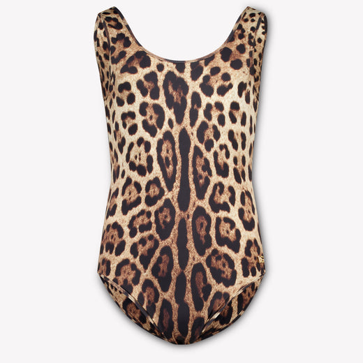Dolce & Gabbana Kinder Mädchen Bademode In Panther