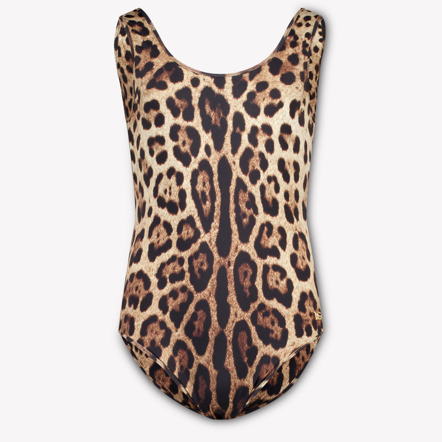 Dolce & Gabbana Mädchen Bademode in Leopard