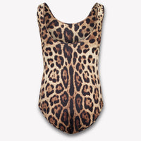 Dolce & Gabbana Kinder Meisjes Zwemkleding In Panter
