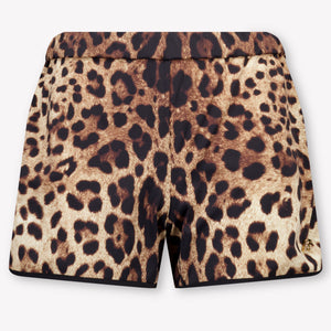 Dolce & Gabbana Kids Girls Shorts In Panther