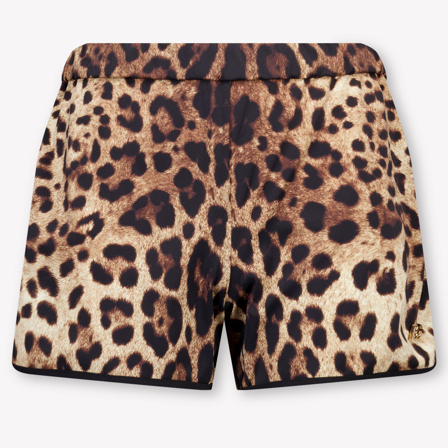 Dolce & Gabbana Kids Girls Shorts In Panther