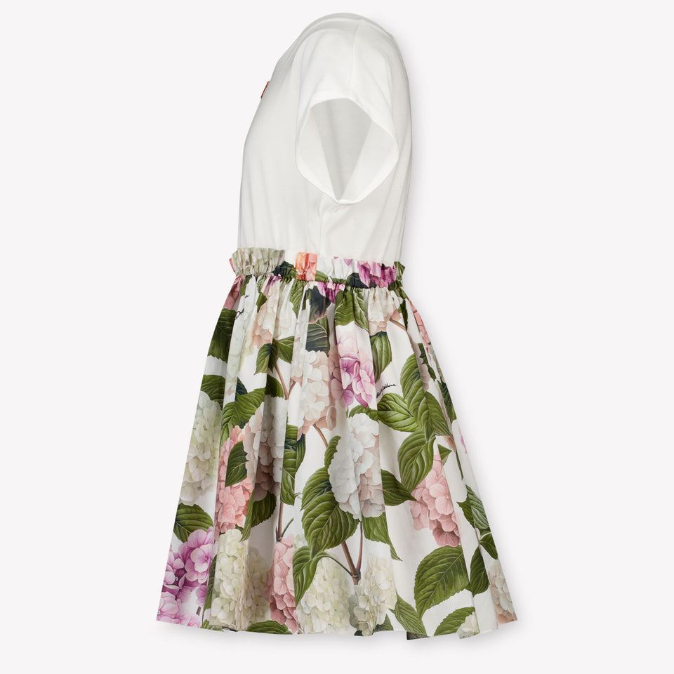 Dolce & Gabbana Kids Girls Dress In Light Pink