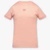 Dolce & Gabbana Kids Girls T-Shirt In Light Pink