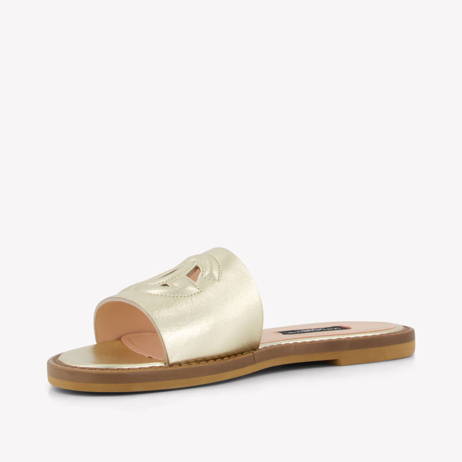 Dolce & Gabbana Filles Pantoufles Or