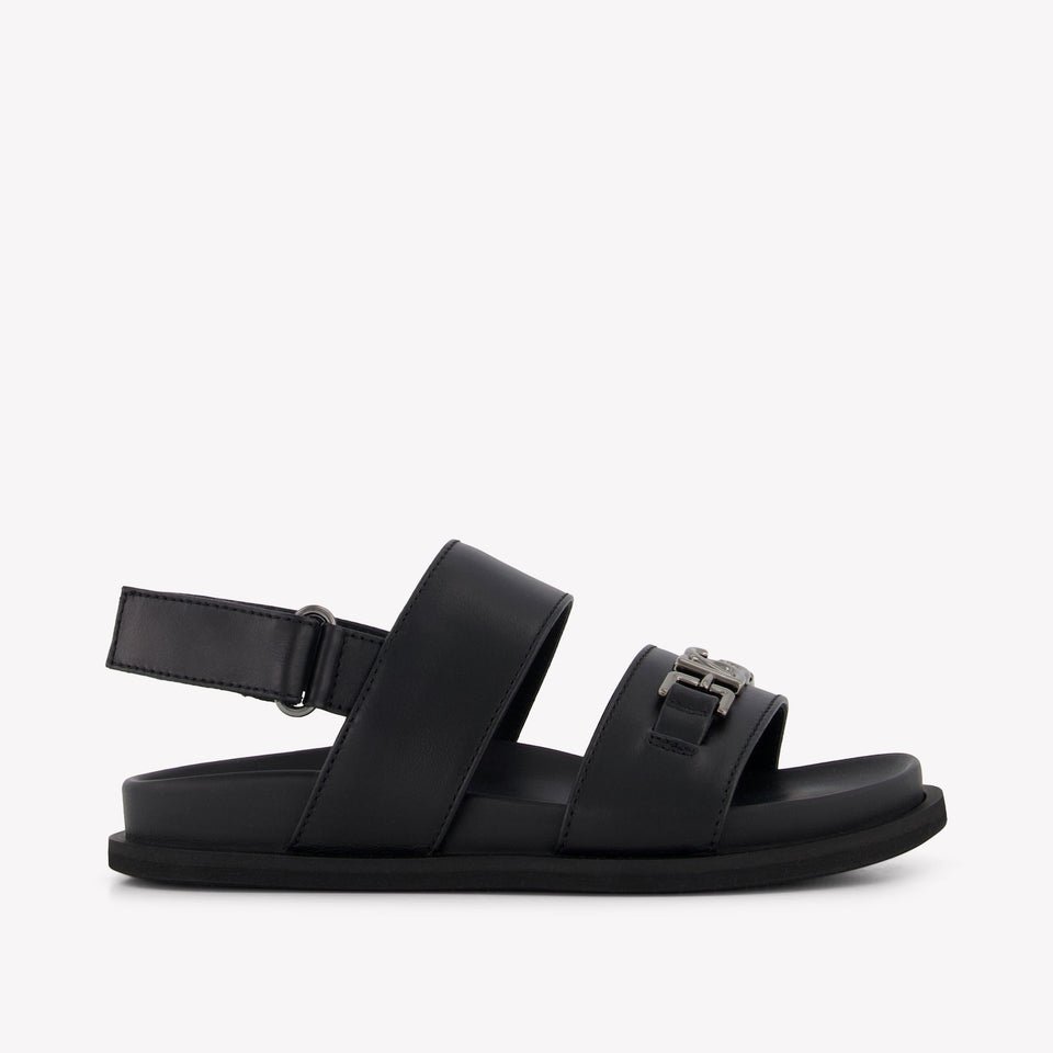 Dolce & Gabbana Unisex Sandals In Black