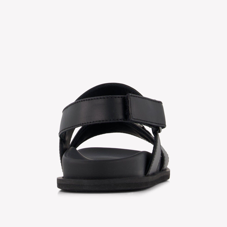 Dolce & Gabbana Unisex Sandals In Black