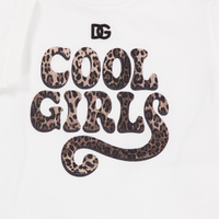 Dolce & Gabbana Baby Meisjes T-Shirt In Wit