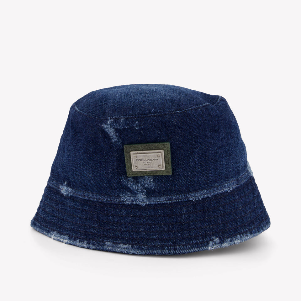 Dolce & Gabbana Enfants Unisexe Chapeau en jean