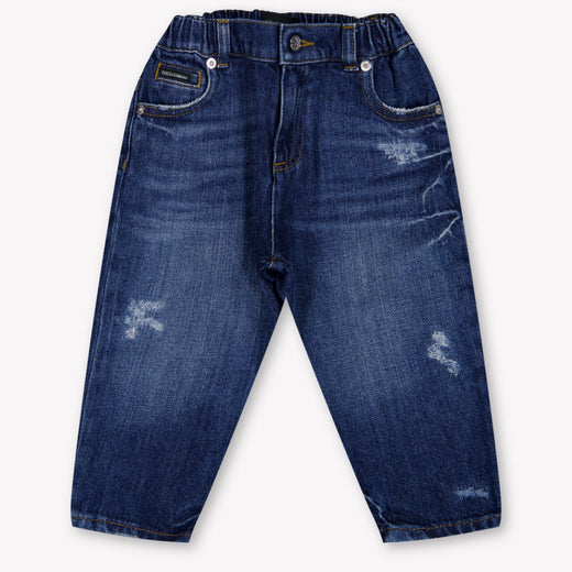 Dolce & Gabbana Bambino Ragazzi Jeans Dentro Blu