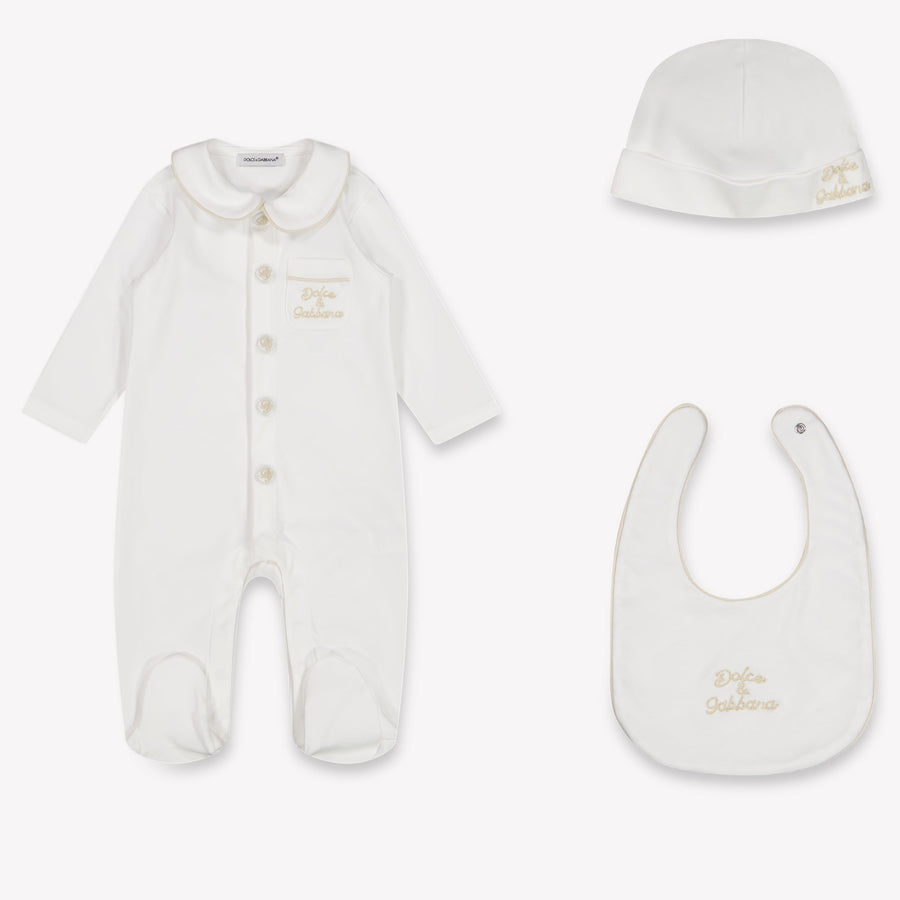 Dolce & Gabbana Baby-Unisex Spielanzug In Weiß