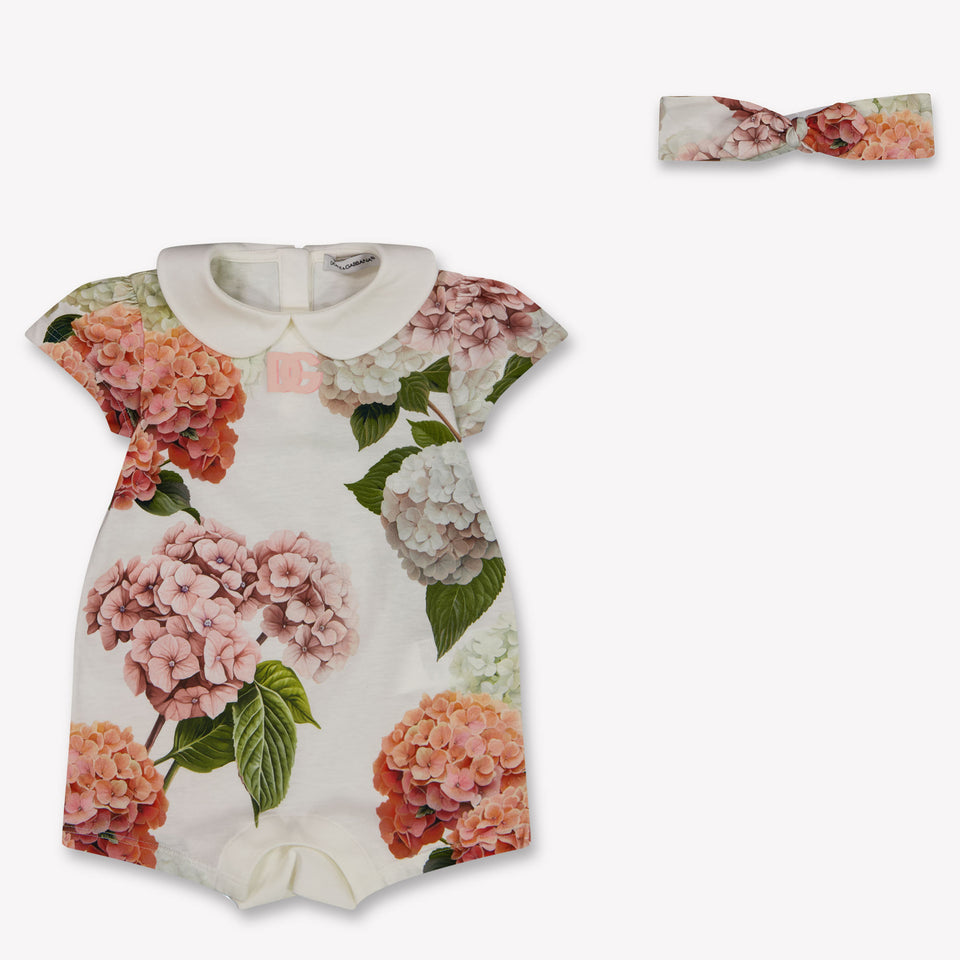 Dolce & Gabbana Bébé Filles Combishort dans Rose Léger
