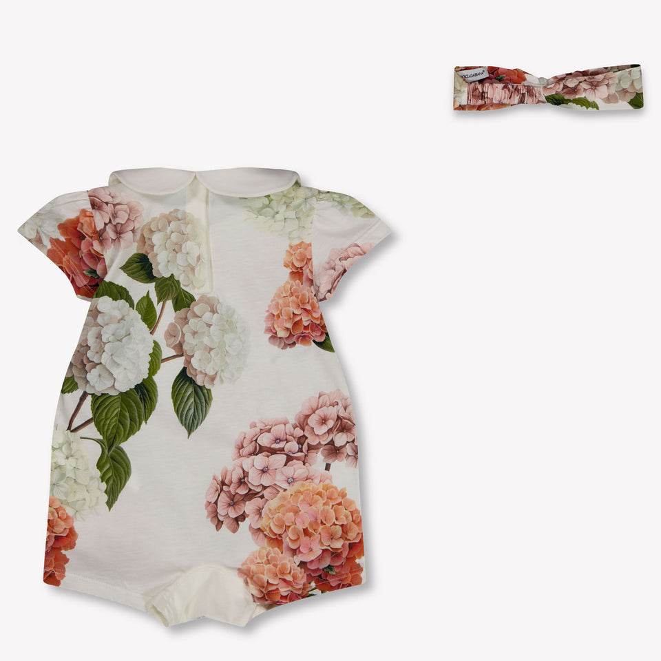 Dolce & Gabbana Bébé Filles Combishort dans Rose Léger