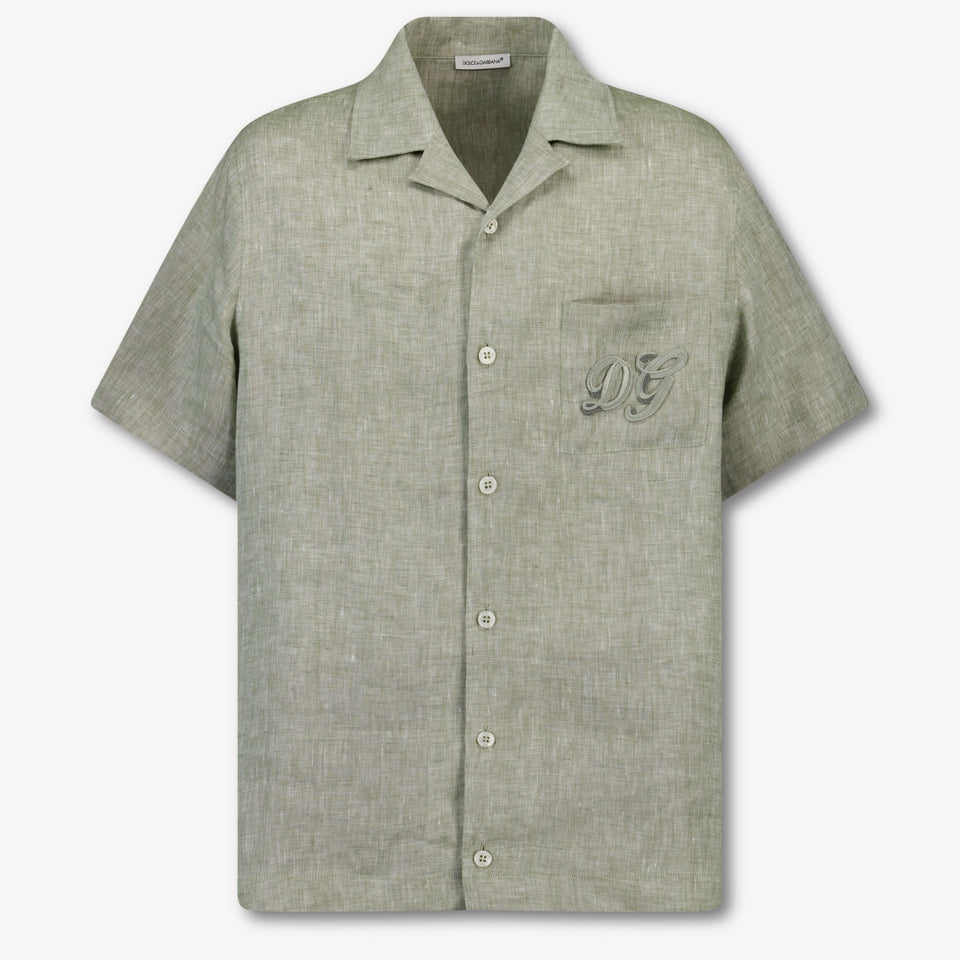 Dolce & Gabbana Kids Boys Blouse In Light Green