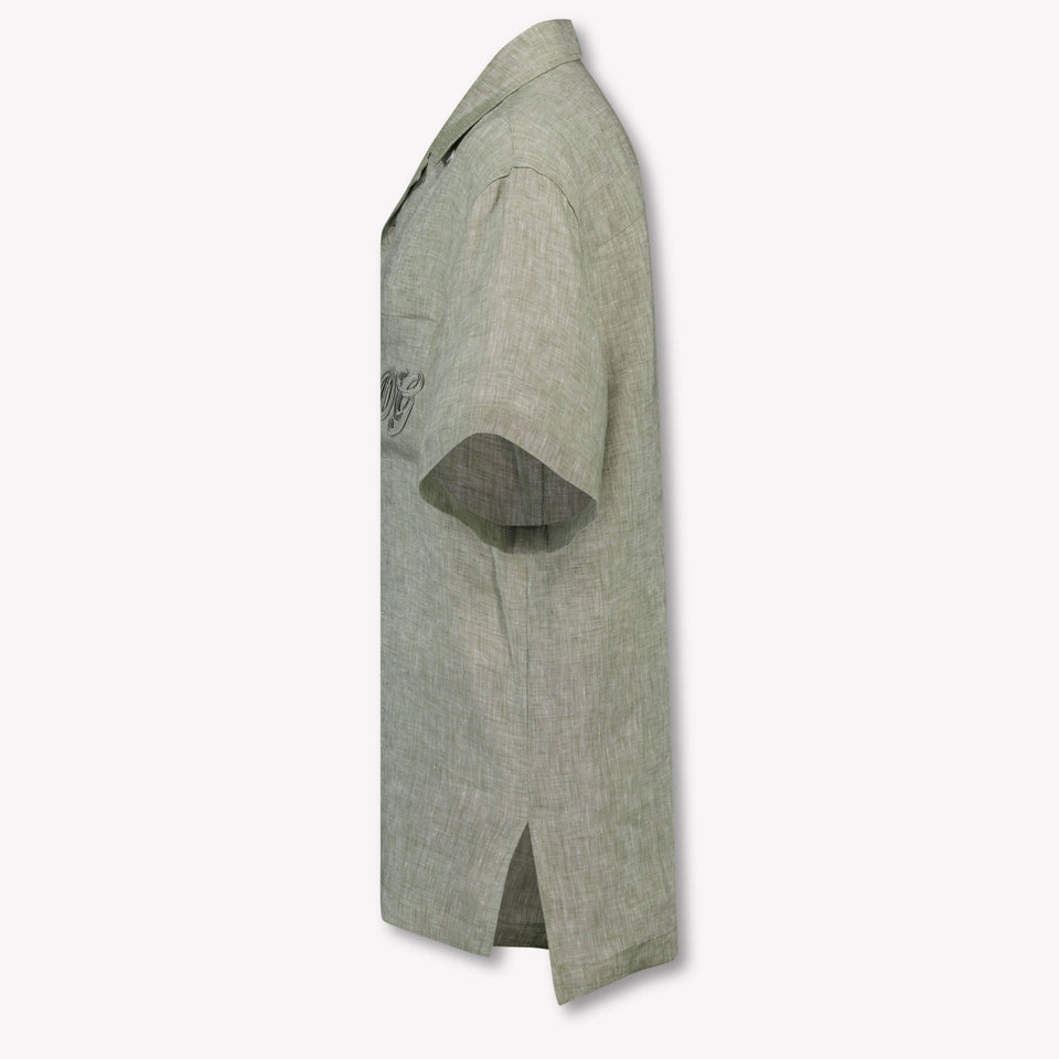 Dolce & Gabbana Kids Boys Blouse In Light Green