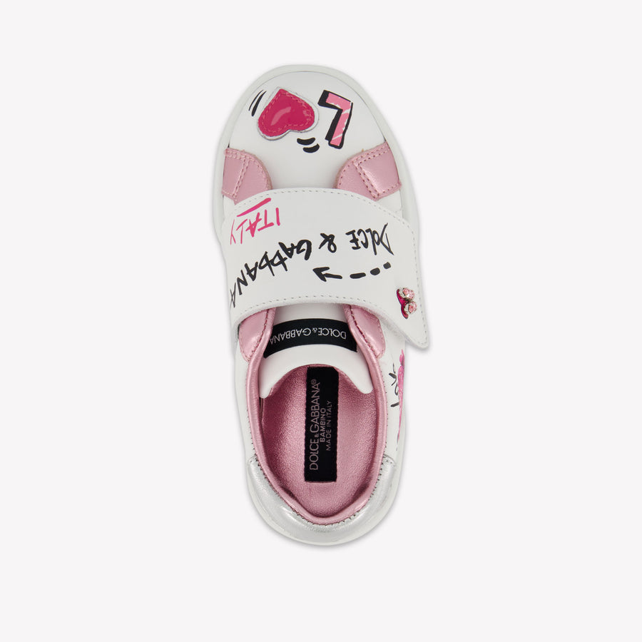 Dolce & Gabbana Chicas Zapatillas en Blanco