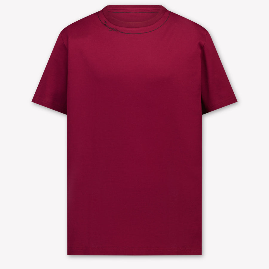 Dolce & Gabbana Bambini Ragazzi Maglietta dentro Bordeaux