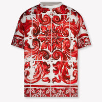 Dolce & Gabbana Kinder Jungen T-Shirt In Rot