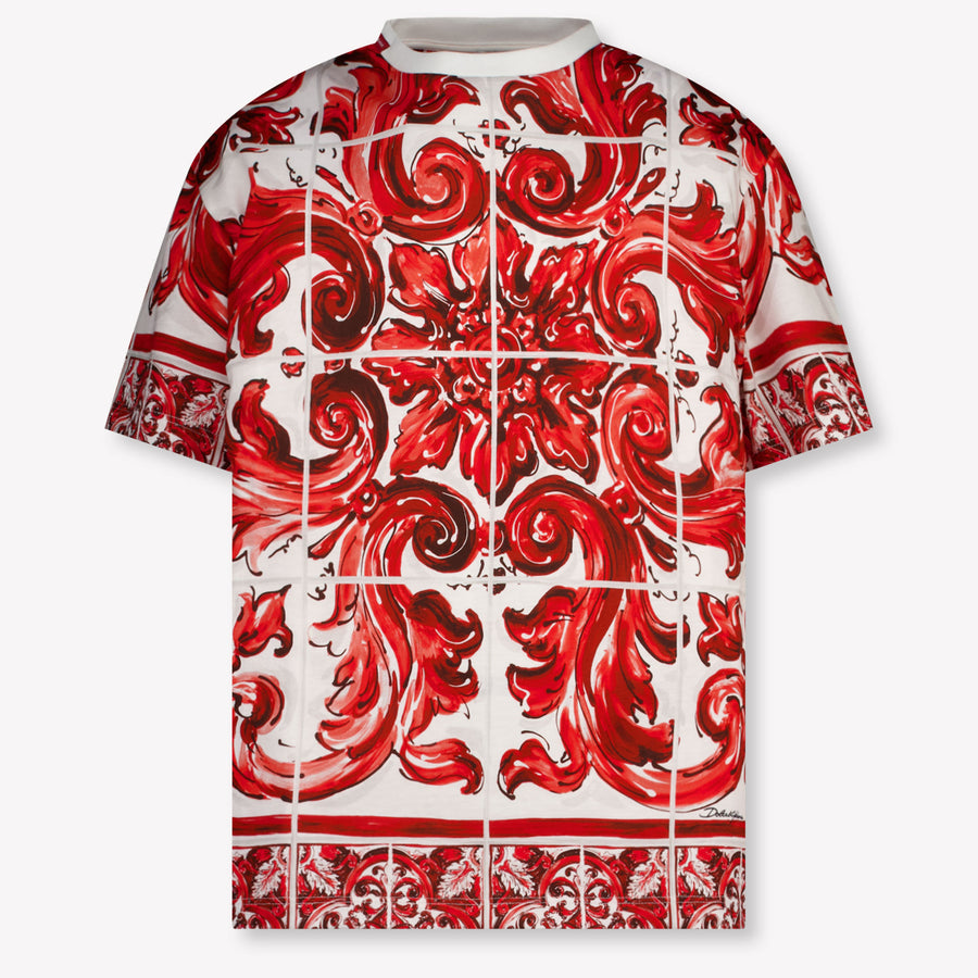 Dolce & Gabbana Kinder Jungen T-Shirt In Rot