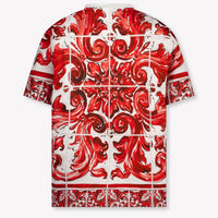 Dolce & Gabbana Kinder Jungen T-Shirt In Rot