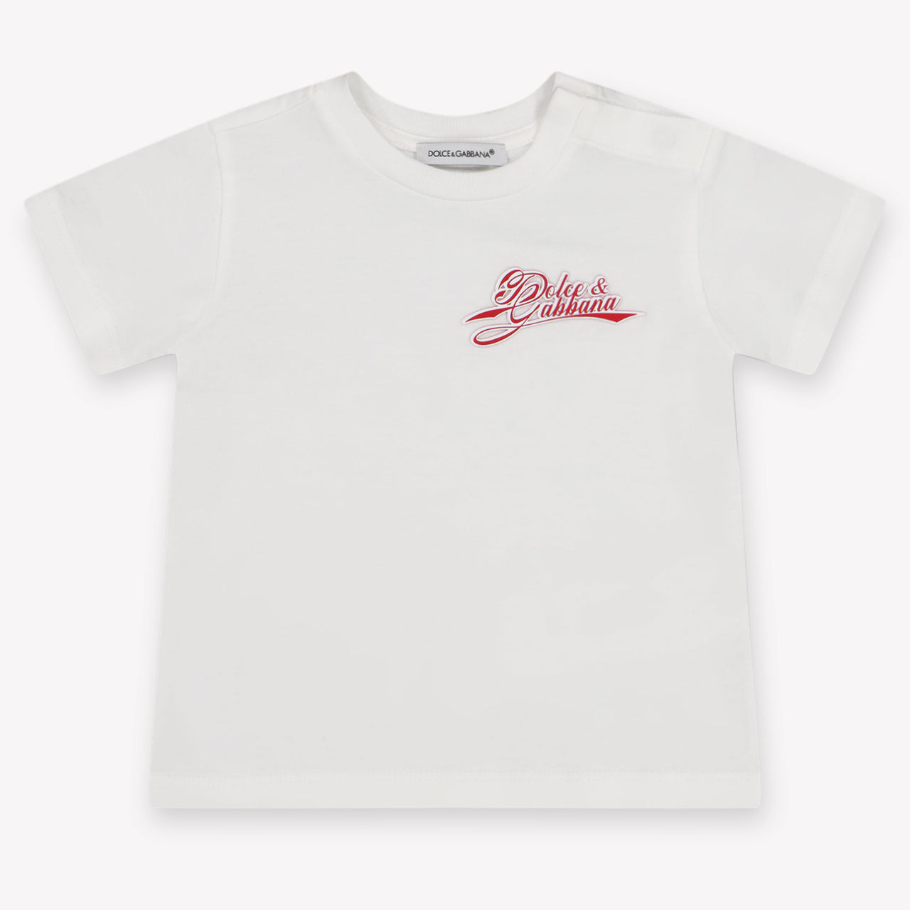 Dolce & Gabbana bebe Chicos Camiseta adentro Blanco