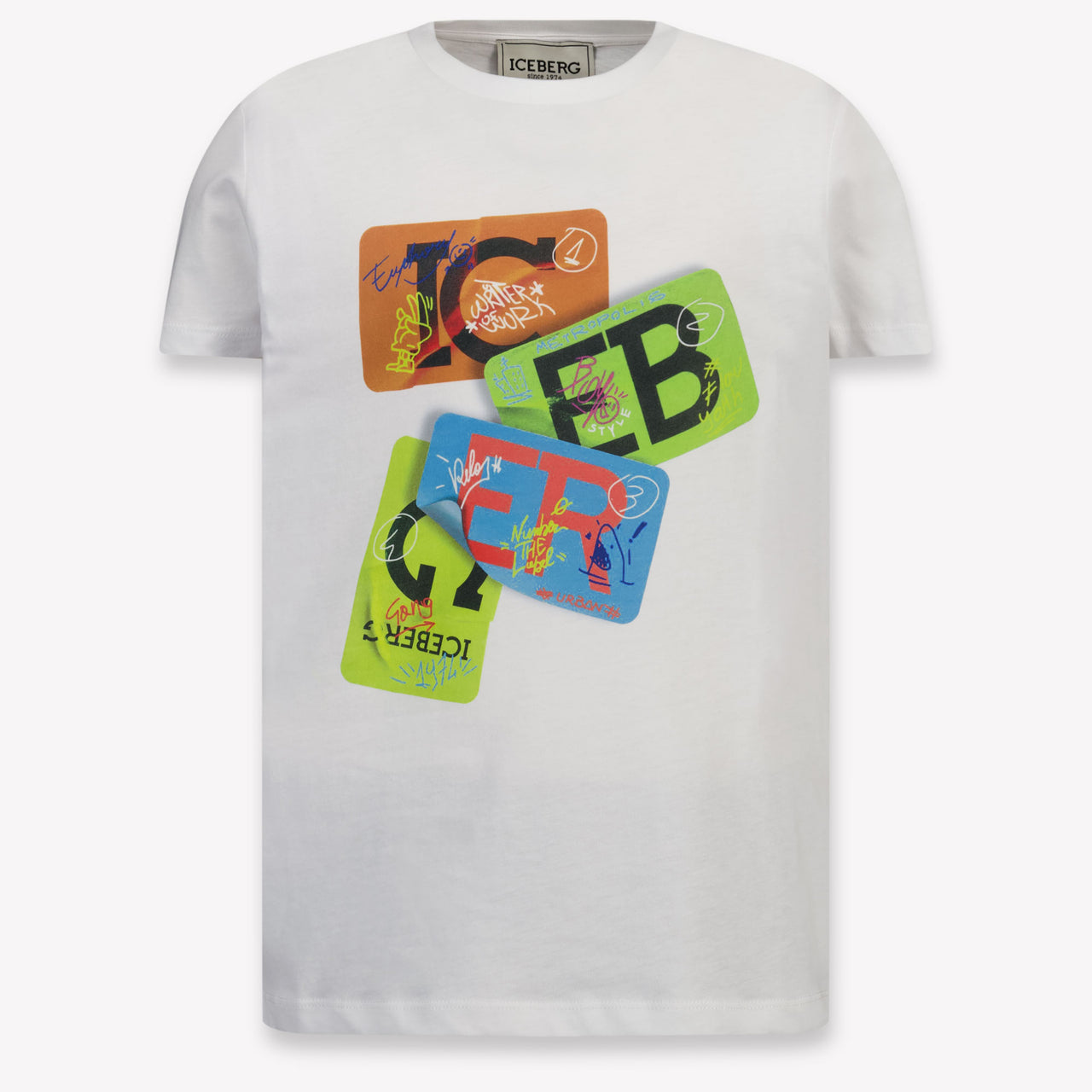 Iceberg niños Chicos Camiseta adentro Blanco