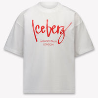 Iceberg Kinder Jungen T-Shirt In Weiß