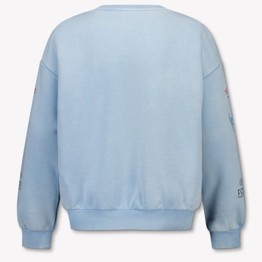 Iceberg Enfants Garçons Pull en Bleu Clair