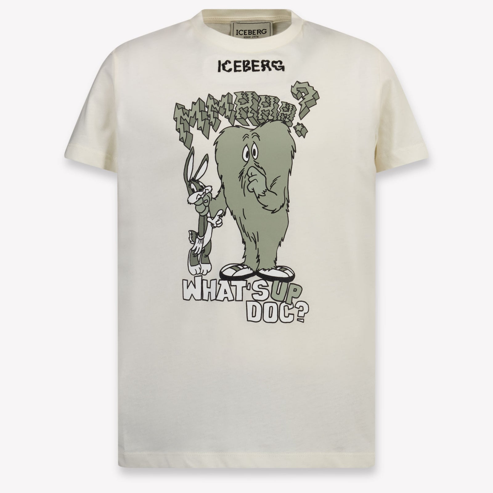 Iceberg niños Chicos Camiseta adentro Blanco Roto