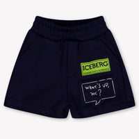 Iceberg Baby Jungen Shorts rein Marineblau