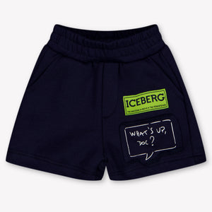 Iceberg Baby Jungen Shorts rein Marineblau