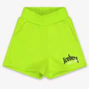 Iceberg Baby Jungen Shorts rein Limette
