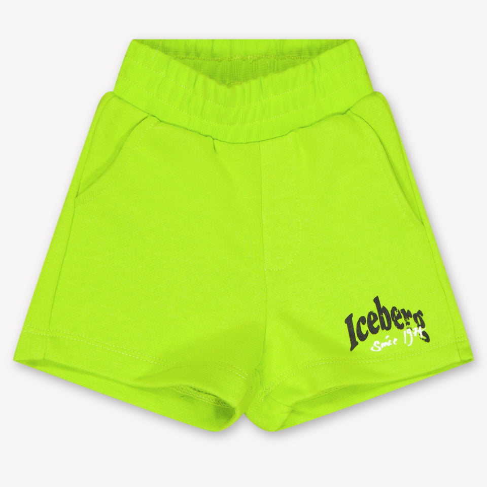 Iceberg Baby Jungen Shorts rein Limette