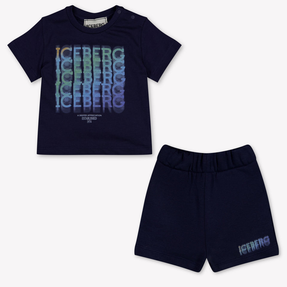 Iceberg bebe Chicos Establecer en Navy
