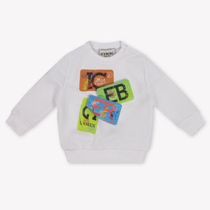 Iceberg bebe Chicos suéter en Blanco