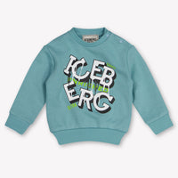 Iceberg bebe Chicos suéter en Menta