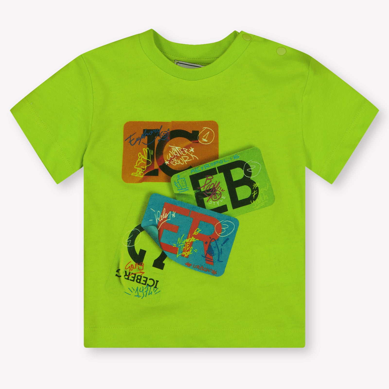 Iceberg Baby Jungen T-Shirt In Limette