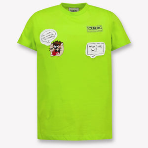 Iceberg Kinder Jungen T-Shirt In Limette