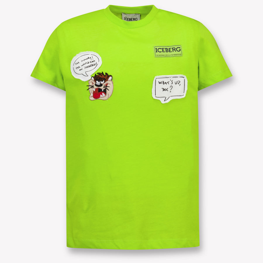 Iceberg Kinder Jungen T-Shirt In Limette