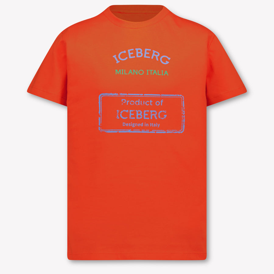 Iceberg Kinder Jungen T-Shirt In Orange