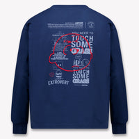 Iceberg niños Chicos Camiseta adentro Navy