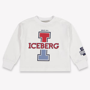 Iceberg bebe Chicos Camiseta adentro Blanco