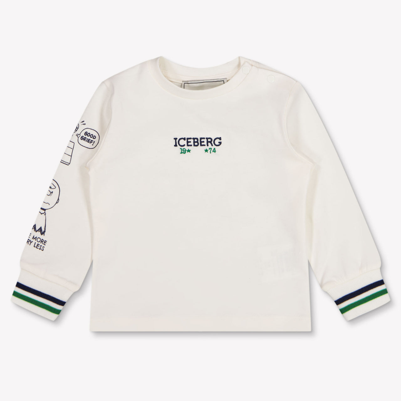 Iceberg bebe Chicos Camiseta adentro Blanco Roto