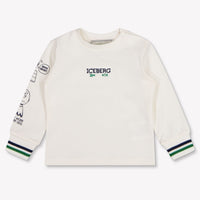 Iceberg bebe Chicos Camiseta adentro Blanco Roto
