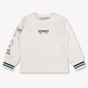 Iceberg bebe Chicos Camiseta adentro Blanco Roto