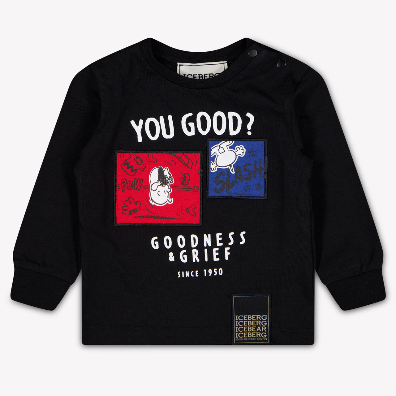 Iceberg Bébé Garçons T-shirt dans Noir