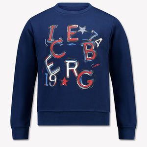 Iceberg Boys Sweater in Navy